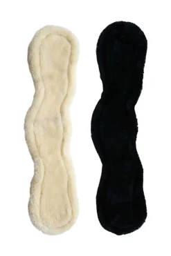 New kentucky Horsewear Anatominen Satulavyo Lampaankarvalla, Lyhyt Black