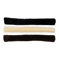 New kentucky Horsewear Rintaremmin Pehmuste Lampaankarvasta Black