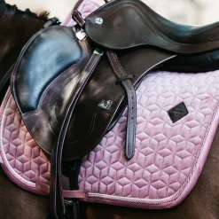 Clearance kentucky Horsewear Saddle Pad Velvet Jumping -Esteratsastussatulahuopa Aurora Pink