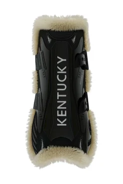 Outlet kentucky Horsewear Vegan Sheepskin Bamboo Elastic Jannesuojat Black