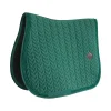 Outlet kentucky Horsewear Velvet Pearls Jumping Saddle Pad Green