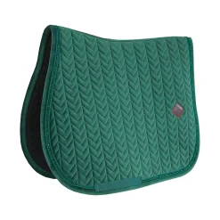 Outlet kentucky Horsewear Velvet Pearls Jumping Saddle Pad Green