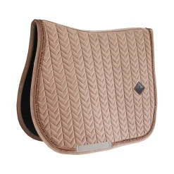 Hot kentucky Horsewear Velvet Pearls Dressage Saddlepad Beige