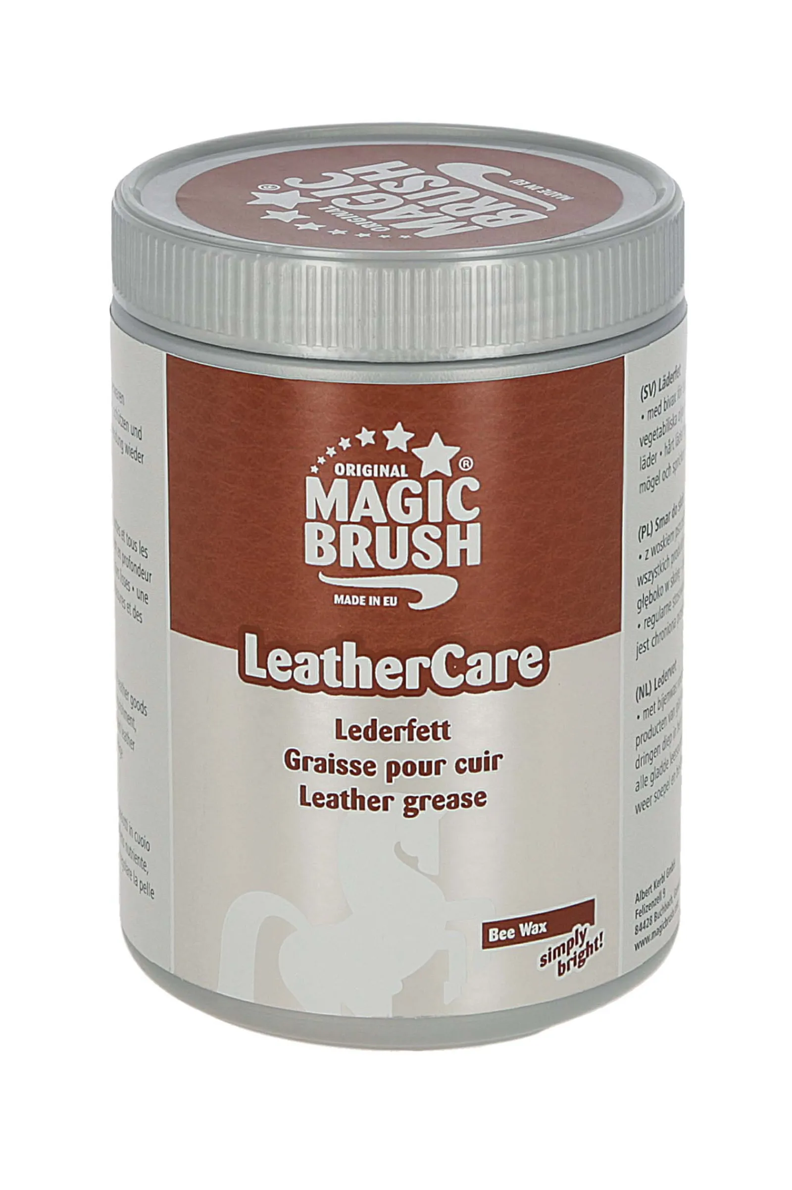 Sale magicbrush Dubbin Nahkarasva, 1 Litra Grey/Brown