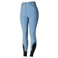 * Naisten Farkkuratsastushousut Korkealla Vyötarolla Ja Silikonipainatetuilla Kokopaikoilla