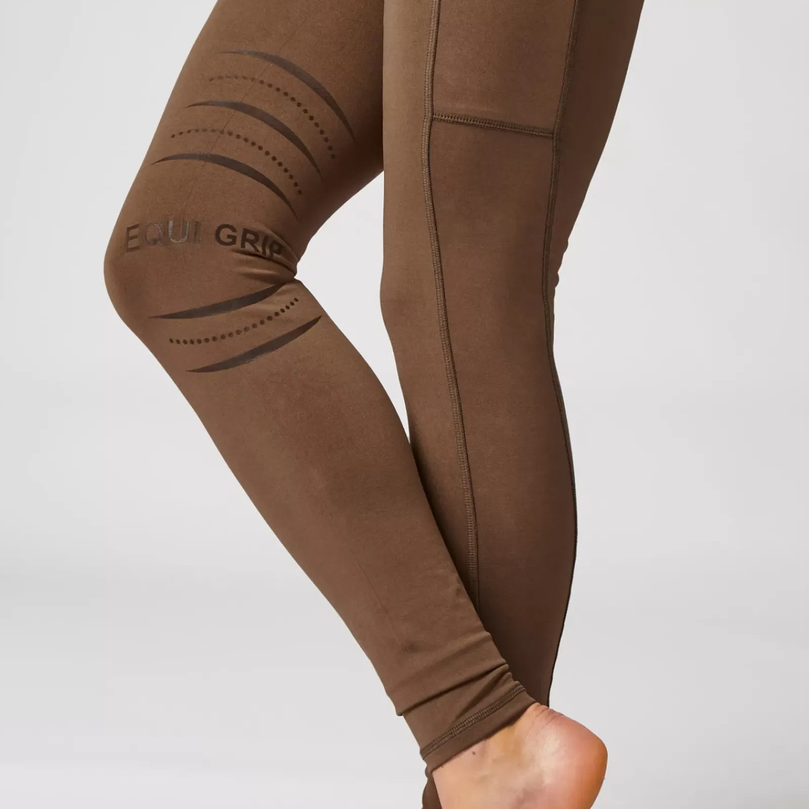 * Naisten Ratsastusleggingsit Silikonipainatetuilla Kokopaikoilla Ja Kannykkataskuilla