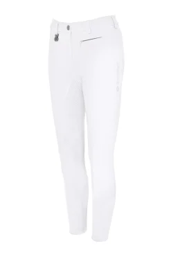 pikeur Lucinda Valkoiset Kokopaikkaiset Ratsastushousut Gripeilla