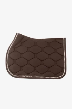 Discount psofsweden Ps Of Sweden Cotton Signature Jump Saddle Pad Coffee Liqueur