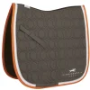 schockemohle Air Cool Dressage Pad Dl Ii -Kouluratsastussatulahuopa Grey Melange/Orange