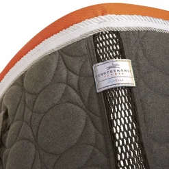 schockemohle Air Cool Dressage Pad Dl Ii -Kouluratsastussatulahuopa Grey Melange/Orange