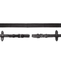 Discount schockemohle Durasoft Grip Nahkaohjat, Nailonytimella Ja Kumipinnoitteella Black/Silver