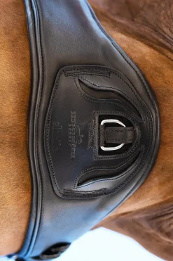 Sale schockemohle Pittsburgh Stretch Short Girth Black/Silver