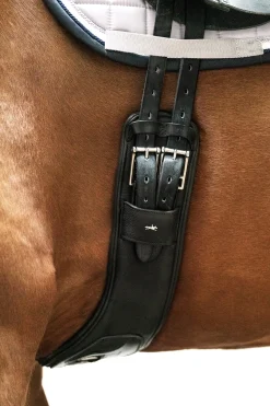 Sale schockemohle Pittsburgh Stretch Short Girth Black/Silver