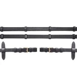 Sale schockemohle Puolikumiohjat Solkikiinnityksella Black/Gold