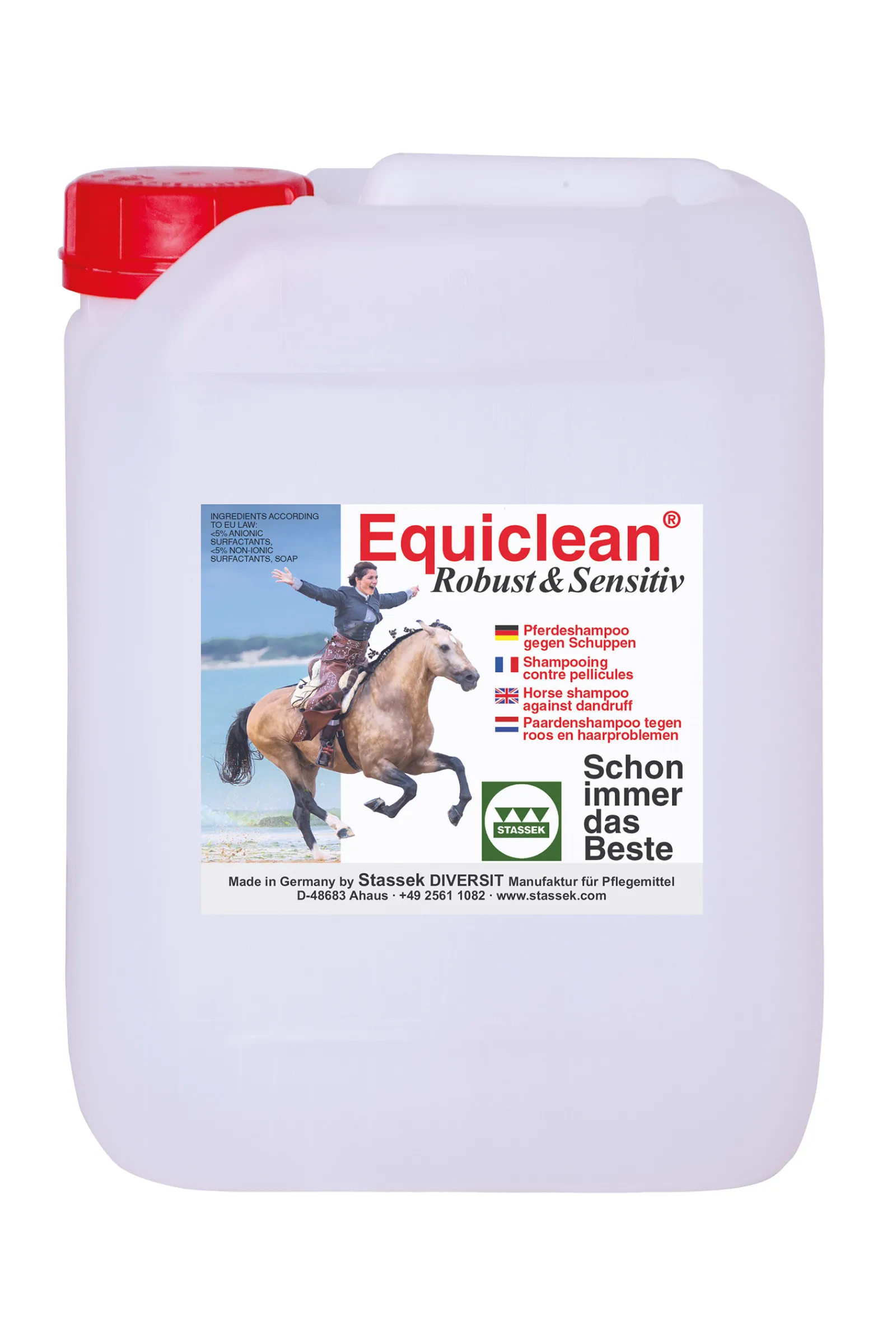 Clearance stassek Equiclean Robust Outdoor Shampoo, 2 Litraa Orange Peel