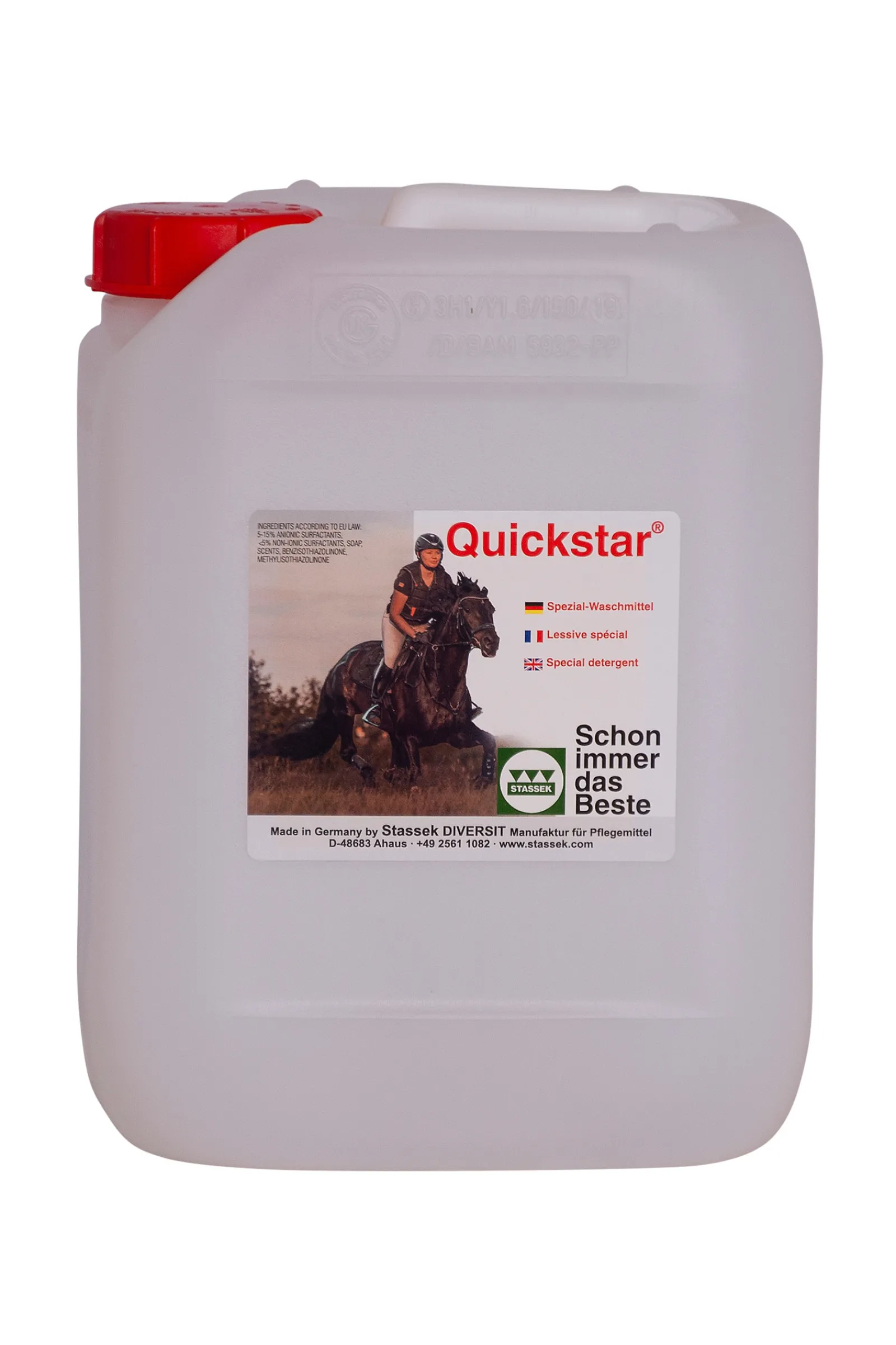 Best stassek Quickstar Pesuaine Nahalle Ja Villalle, 2 Litraa Clear