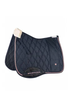 Discount waldhausen Modern Rose Jumping Saddle Pad Navy/Rosegold
