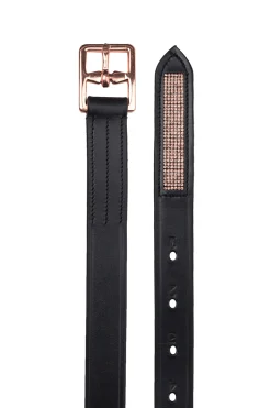 Sale waldhausen X-Line Rose Stirrup Straps Black/Rose Gold